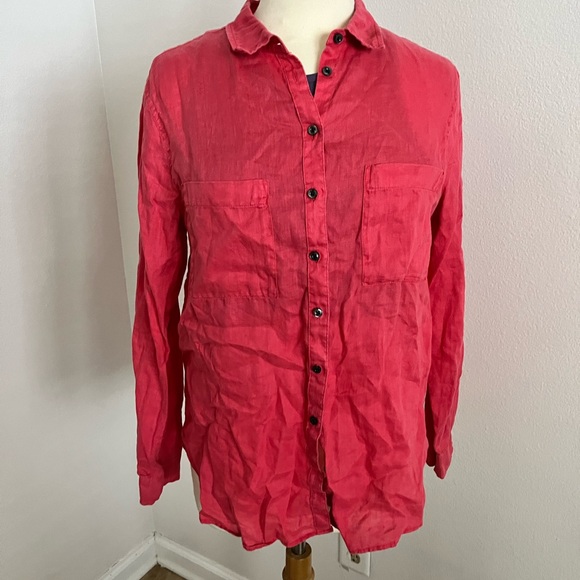 Boden Lollipop Linen Button front - Picture 3 of 9